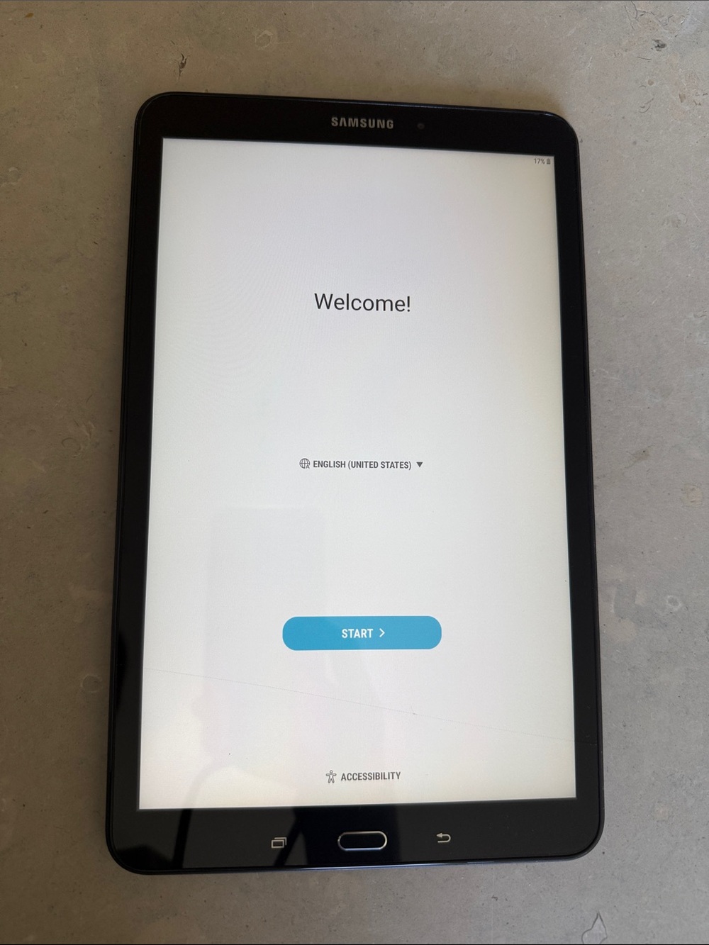 Samsung Tablet in Black